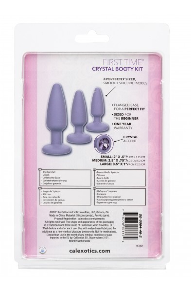 First Time Crystal Booty Kit - Purple