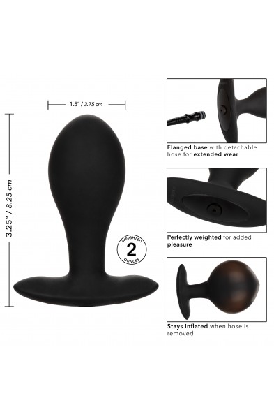 Weighted Silicone Inflatable Plug Large