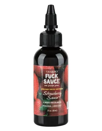 Fuck Sauce Flavored Water-Based Personal Lubricant - Strawberry - 2 Fl. Oz.