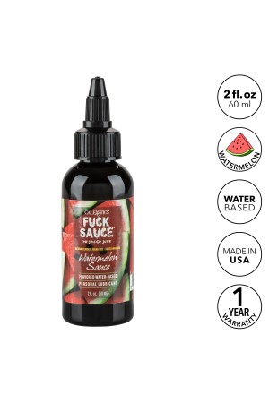 Fuck Sauce Flavored Water-Based Personal  Lubricant - Watermelon - 2 Fl. Oz.