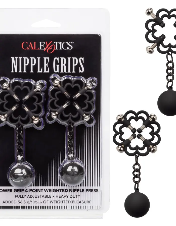 Nipple Grips Power Grip 4-Point Weighted Nipple  Press