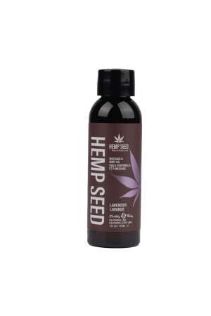 Hemp Seed Massage and Body Oil - Lavender - 2 Fl. Oz./ 60ml