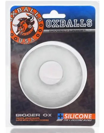 Bigger Ox Cockring - Clear Ice