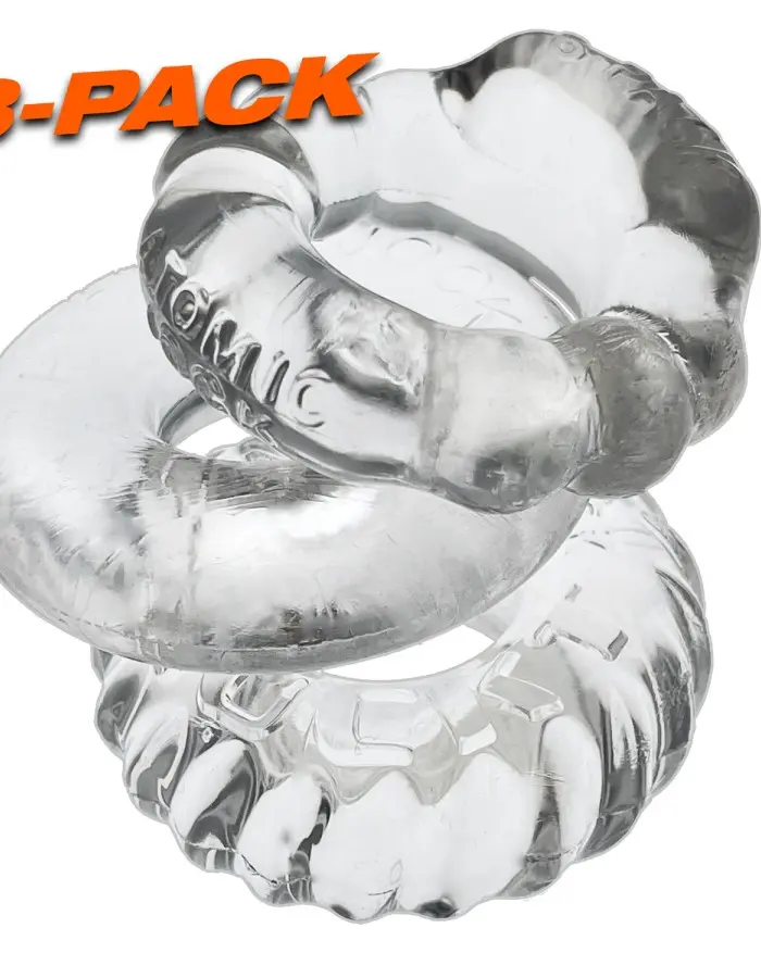 Bonemaker 3-Pack Boner Rings - Clear