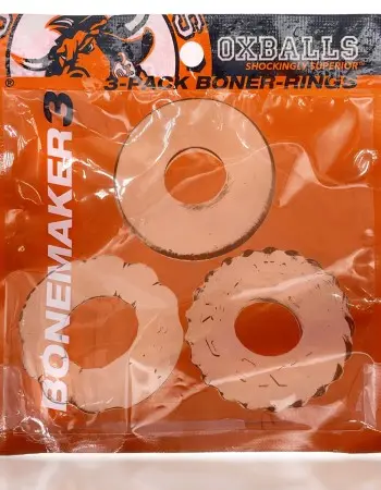Bonemaker 3-Pack Boner Rings - Clear