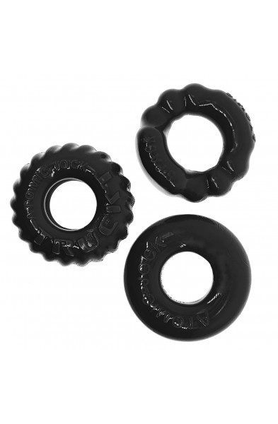 Bonemaker 3-Pack Boner Rings - Black