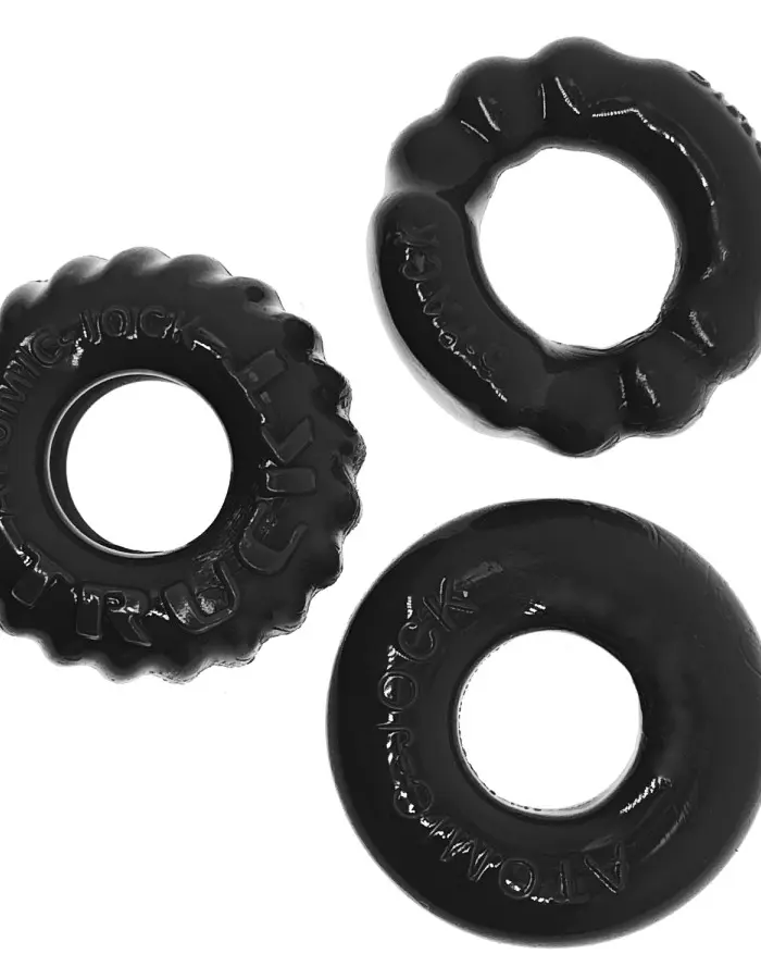 Bonemaker 3-Pack Boner Rings - Black