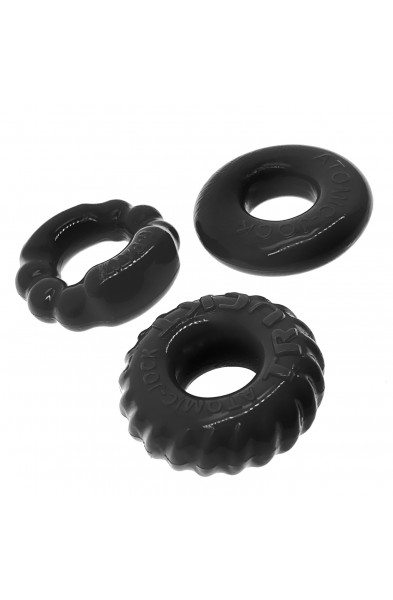 Bonemaker 3-Pack Boner Rings - Black