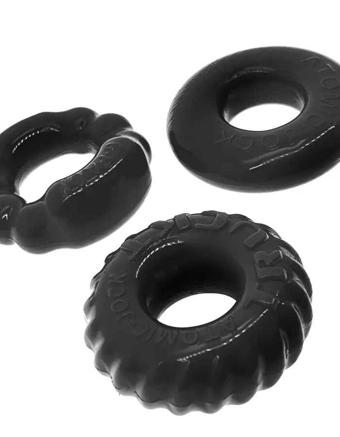 Bonemaker 3-Pack Boner Rings - Black