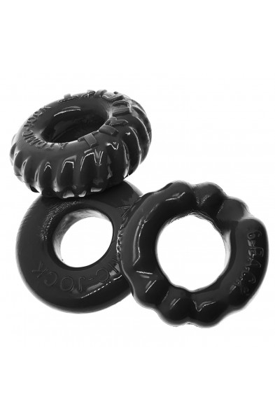 Bonemaker 3-Pack Boner Rings - Black