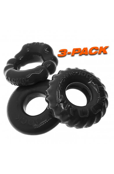 Bonemaker 3-Pack Boner Rings - Black