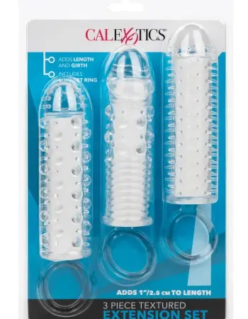 3 Piece Textured Extension Set