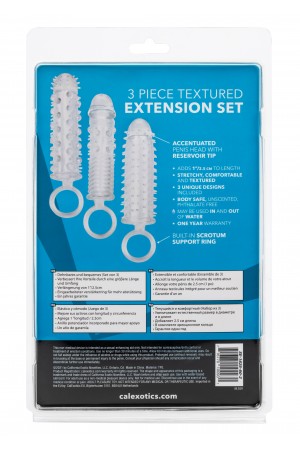 3 Piece Textured Extension Set