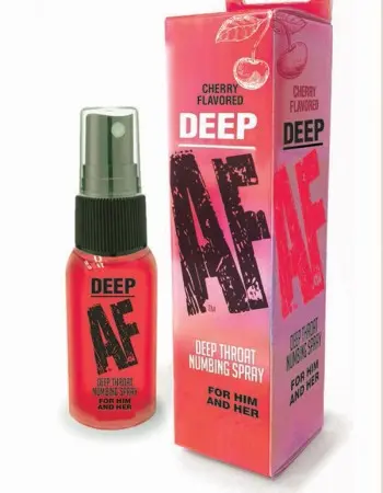 Deep Af Deep Throat Numbing Spray - Cherry - 1 Fl. Oz.
