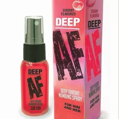 Deep Af Deep Throat Numbing Spray - Cherry - 1 Fl. Oz.