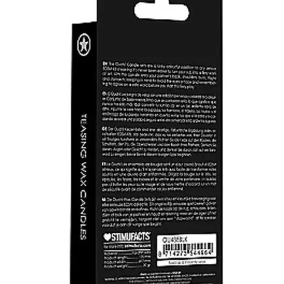 Teasing Wax Candles - Black - 4-Pack