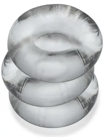 Fat Willy 3-Pack Jumbo C-Rings - Clear