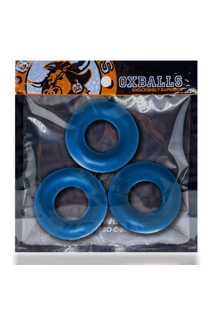 Fat Willy 3-Pack Jumbo C-Rings - Space Blue