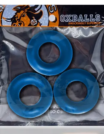Fat Willy 3-Pack Jumbo C-Rings - Space Blue