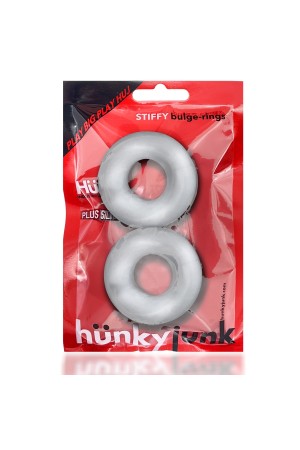 Stiffy 2-Pack Bulge-Rings - Clear Ice