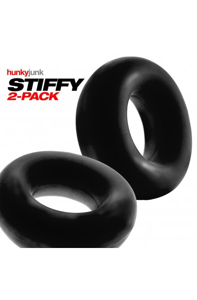 Stiffy  2 -Pack Bulge-Rings - Tar Ice