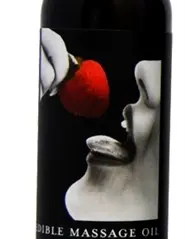 Edible Massage Oil - Strawberry - 2 Fl. Oz.
