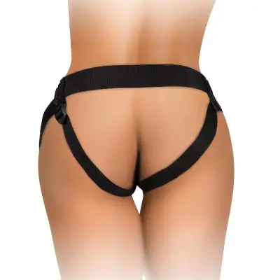 King Cock Elite Beginner's Body Dock Strap-on  Harness - Black