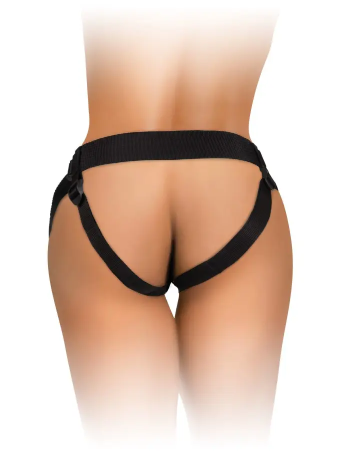 King Cock Elite Beginner's Body Dock Strap-on  Harness - Black
