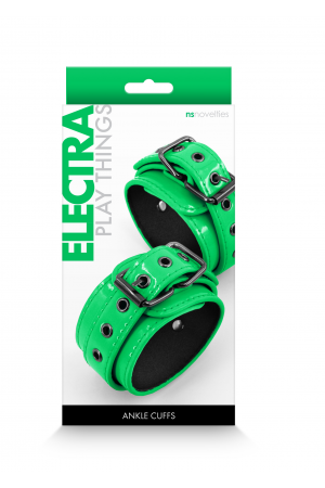 Electra Play Things - Ankle Cuffs - Green