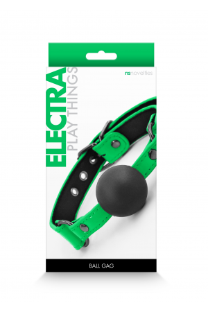 Electra Play Things - Ball Gag - Green