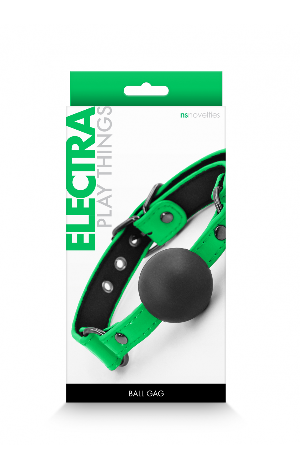 Electra Play Things - Ball Gag - Green - NSN-1310-68