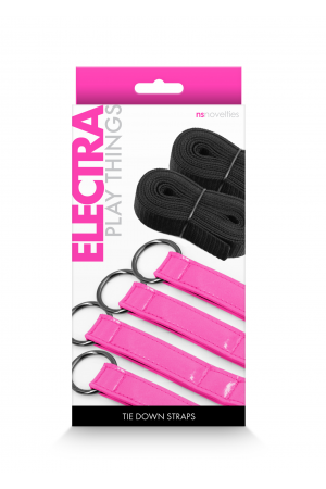 Electra Play Things - Tie Down Straps - Pink