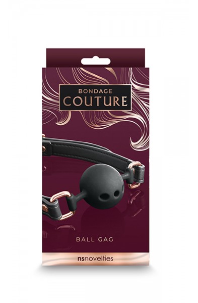 Bondage Couture - Ball Gag - Black