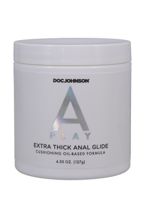 A-Play - Extra Thick Anal Glide - Cushioning Oil-Based Formula - 4.5 Fl. Oz. - Bulk