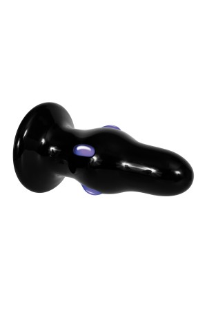 Rear Rocker Vibrating Glass Anal Plug