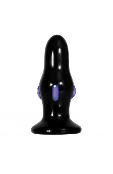 Rear Rocker Vibrating Glass Anal Plug