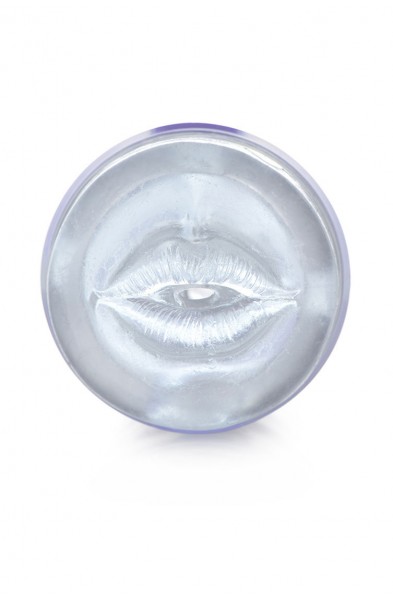 Mistress Courtney - Diamond Deluxe Clear Mouth  Stroker