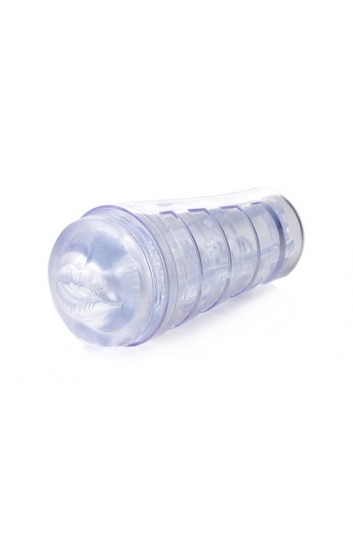 Mistress Courtney - Diamond Deluxe Clear Mouth  Stroker