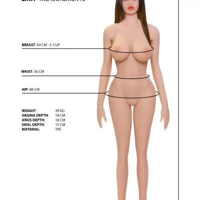 Lina - Realistic Sex Doll- Bulk Packaging