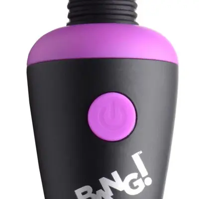 Bang - 10x Vibrating Mini Silicone Wand - Purple