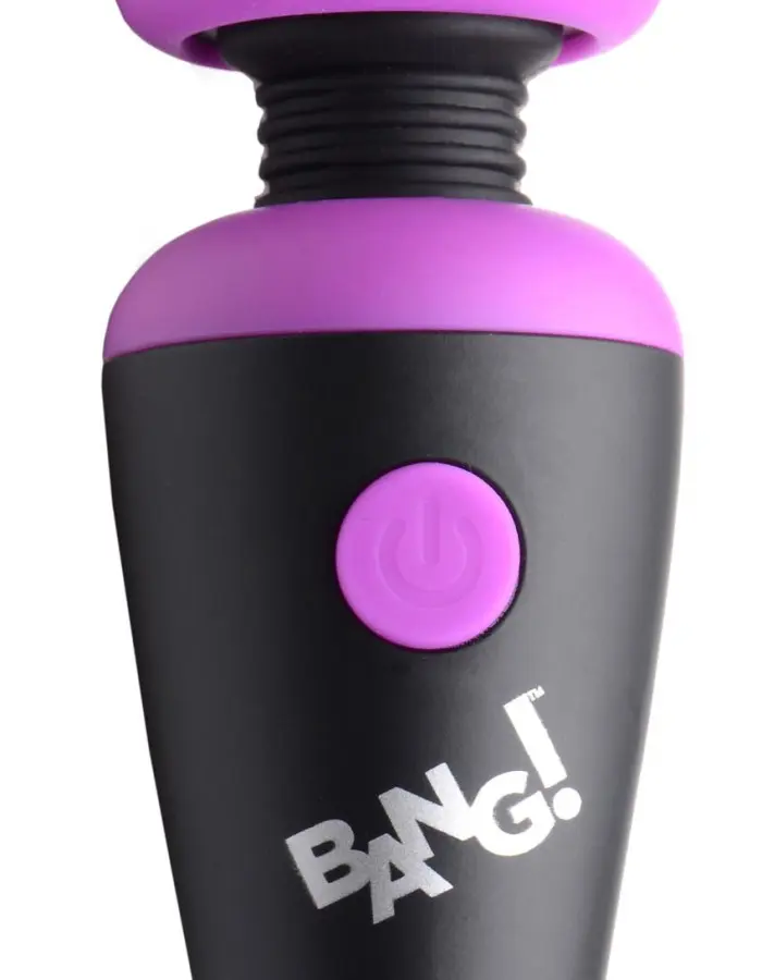 Bang - 10x Vibrating Mini Silicone Wand - Purple