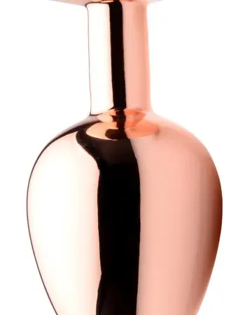 Pink Rose Gold Anal Plug - Large