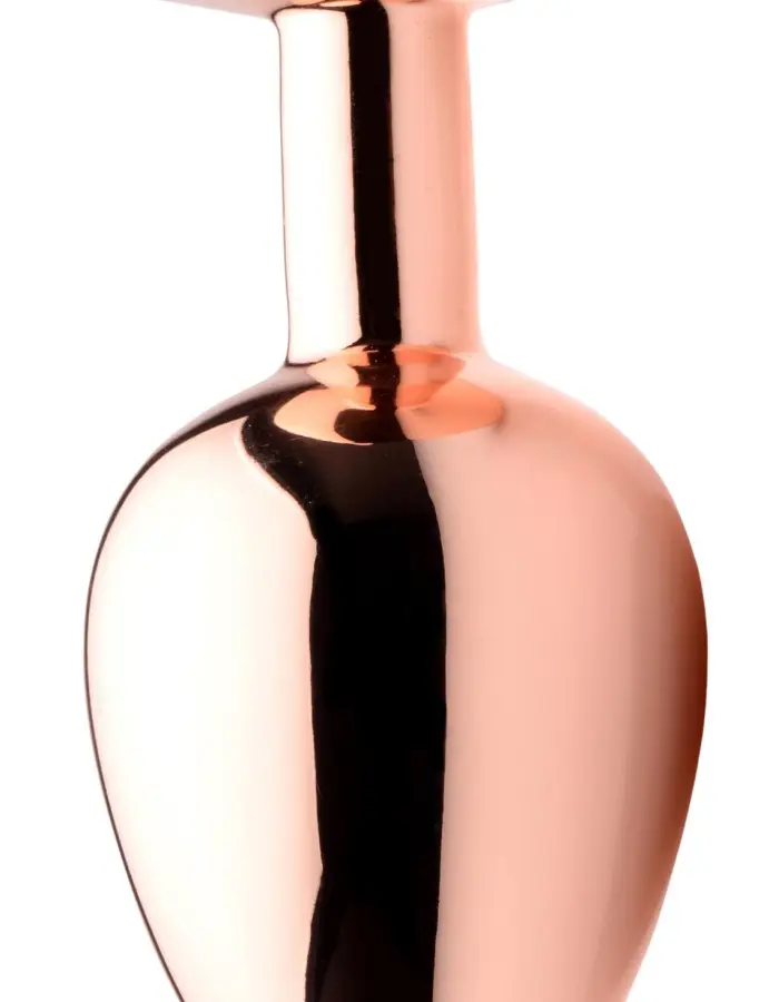 Pink Rose Gold Anal Plug - Large