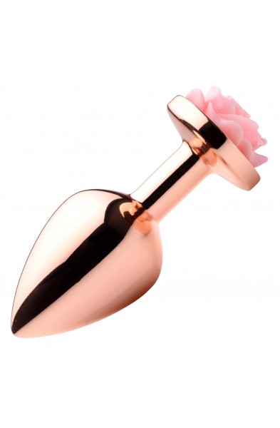 Pink Rose Gold Anal Plug - Medium