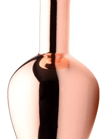 Pink Rose Gold Anal Plug - Medium