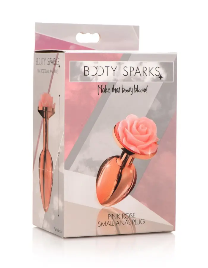 Pink Rose Gold Anal Plug - Small
