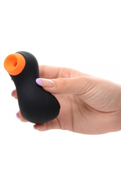 Sucky Ducky Silicone Clitoral Stimulator - Black