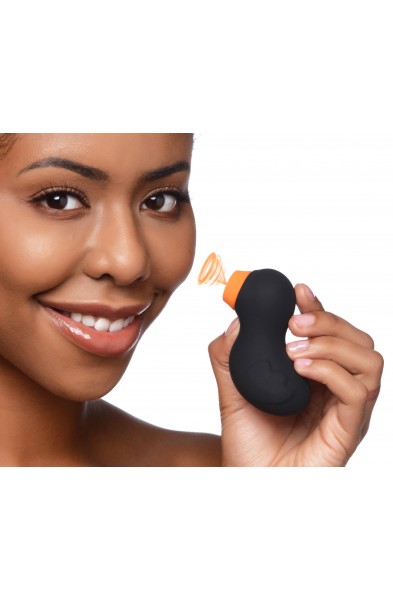 Sucky Ducky Silicone Clitoral Stimulator - Black