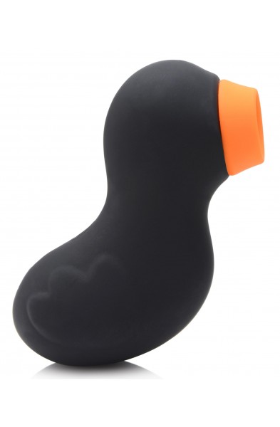 Sucky Ducky Silicone Clitoral Stimulator - Black