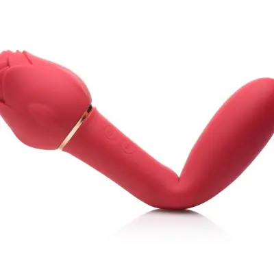 Bloomgasm - Sweet Heart Rose 5x Suction Rose and  10x Vibrator - Pink
